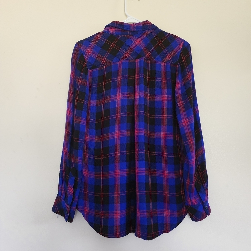 Rails Hunter Flannel Plaid Button Down Shirt Size XS - Picture 10 of 13
